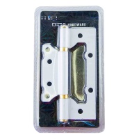 Петля дверная универсальная 120 мм, усиленная, белая оптом