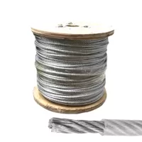 Трос стальной в оплетке ПВХ 3 мм 200 м, "MAXIMUM"